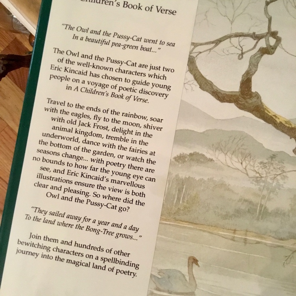 Vintage 90s Hardcover A Children’s Book of Verse Beautifully Illustrated Book - Picture 2 of 8